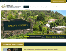 Tablet Screenshot of frantomdevelopments.com